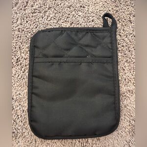 Black Quilted Pouch